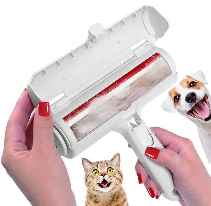 Removedor de Pelos para Cães e Gatos - Base Auto-Limpante, Eficiente e Prático